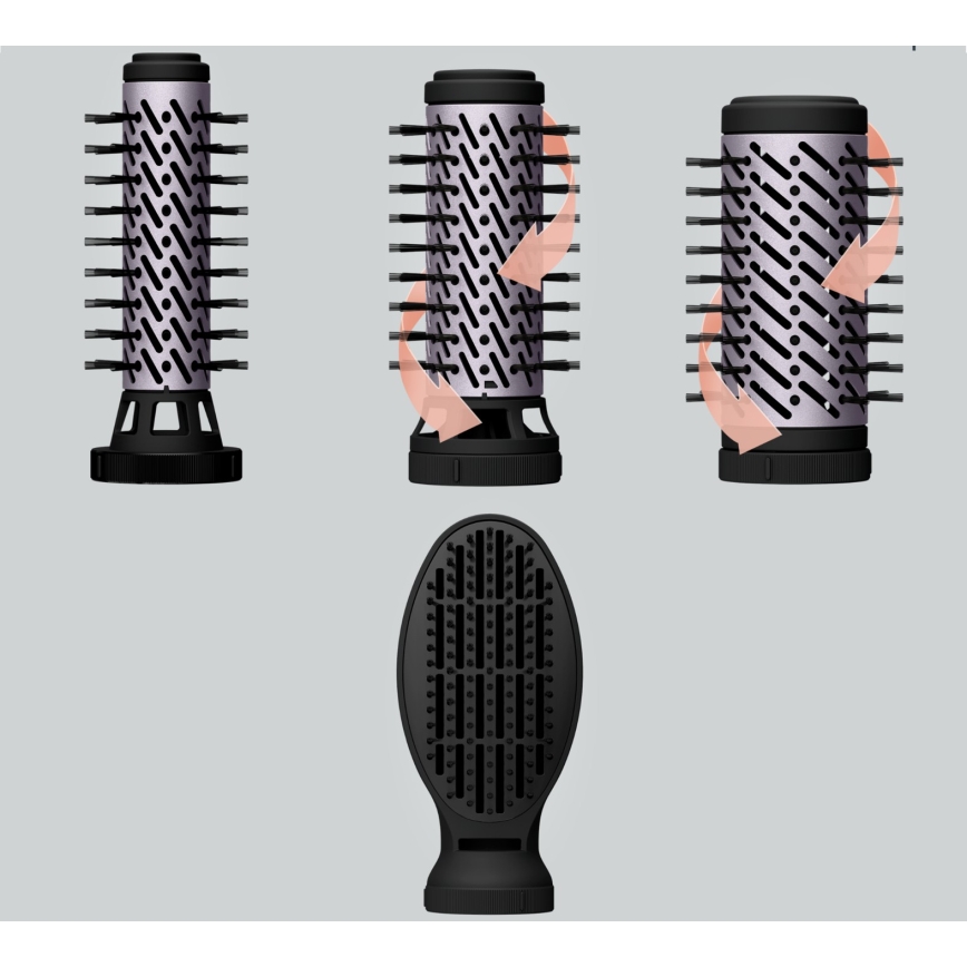 Rowenta - Kulmofén BRUSH ACTIV 1000W/230V černá
