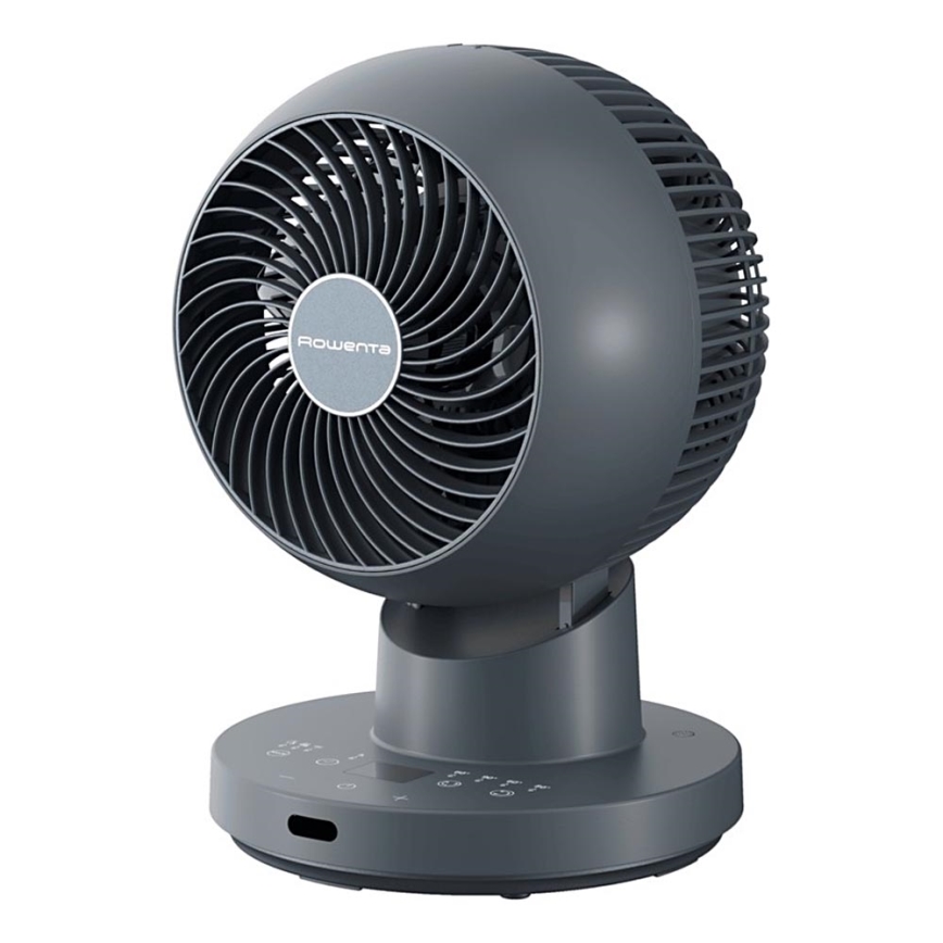Rowenta - Stolní ventilátor TURBO SWIFT COMPACT 230V modrá+ dálkové ovládání