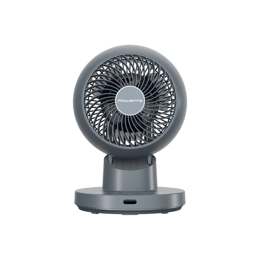Rowenta - Stolní ventilátor TURBO SWIFT COMPACT 230V modrá+ dálkové ovládání