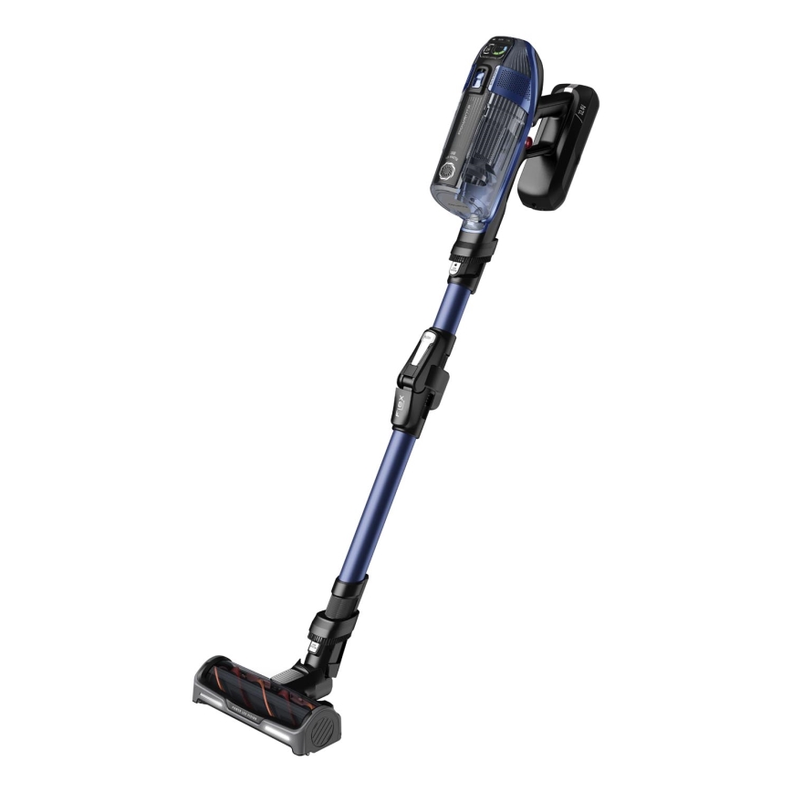 Rowenta - Tyčový vysavač s mopem X-FORCE FLEX ANIMAL AQUA AUTO 3v1 480W/32,4V 2500 mAh modrá