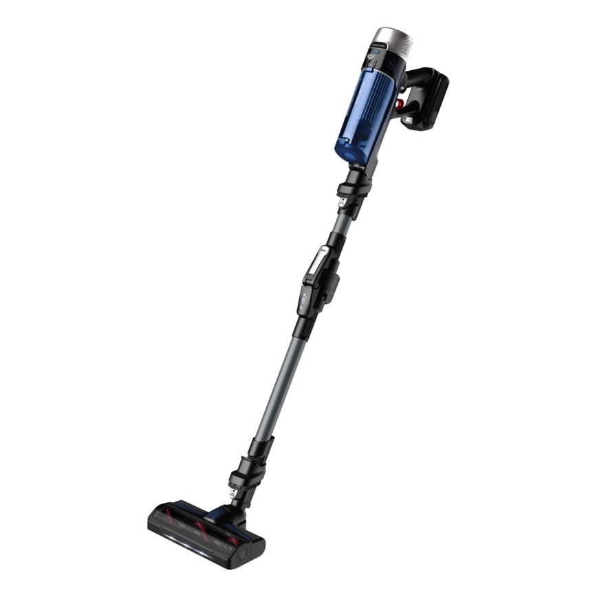 Rowenta - Tyčový vysavač s mopem X-FORCE FLEX ANIMAL AQUA AUTO 4v1 250W/25,2V 2500 mAh černá/modrá