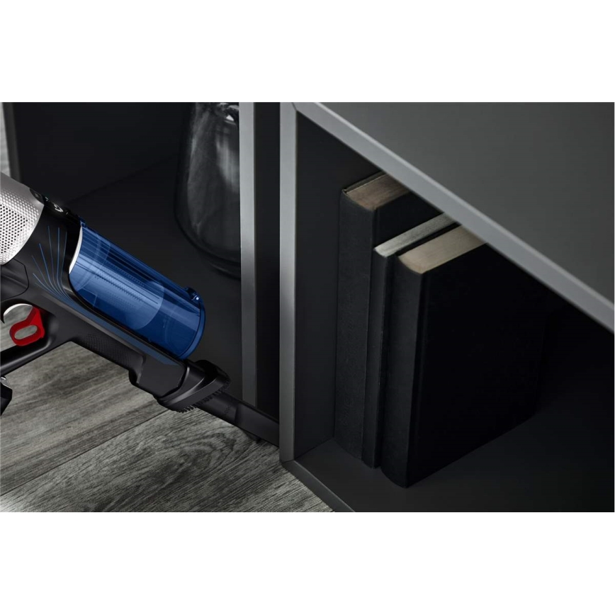 Rowenta - Tyčový vysavač s mopem X-FORCE FLEX ANIMAL AQUA AUTO 4v1 250W/25,2V 2500 mAh černá/modrá