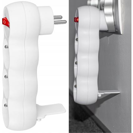 Rozbočovací zásuvka s vypínačem 3Z