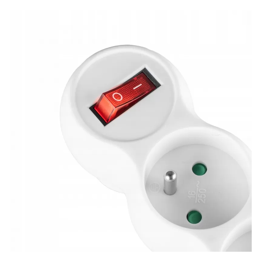 Rozbočovací zásuvka s vypínačem 3Z