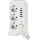 Rozbočovací zásuvka s vypínačem LINEA 3x230V + 5xUSB A/C SCHUKO 3 m bílá