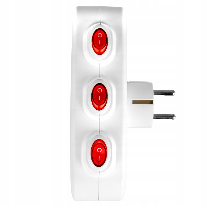 Rozbočovací zásuvka s vypínači 3Z