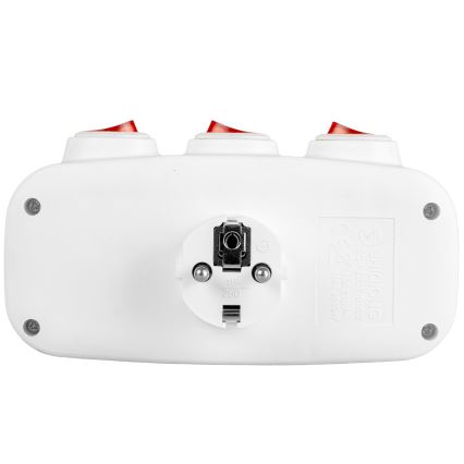 Rozbočovací zásuvka s vypínači 3Z