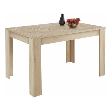 Rozkládací jídelní stůl ARIA 137/185x90 cm dub sonoma