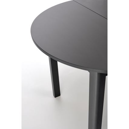 Rozkládací jídelní stůl CALMIO 102/142x102 cm černá