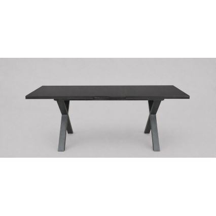 Rozkládací jídelní stůl DOMO 150/190x80 cm černá