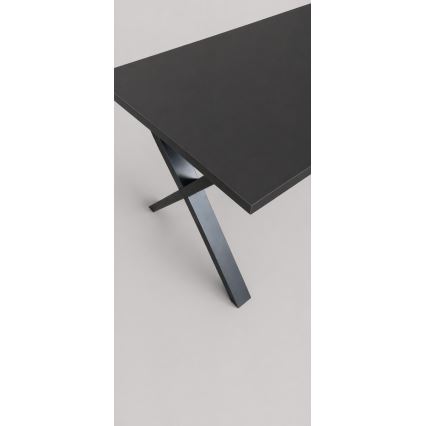 Rozkládací jídelní stůl DOMO 150/190x80 cm černá