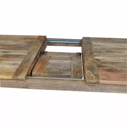 Rozkládací jídelní stůl HINA 140/180x90 cm masiv/mangovník