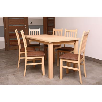 Rozkládací jídelní stůl LIAM 150/190x80 cm dub sonoma