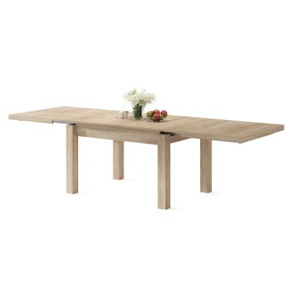 Rozkládací jídelní stůl pro 12 osob RALF 120/170/220/270x90 cm dub sonoma
