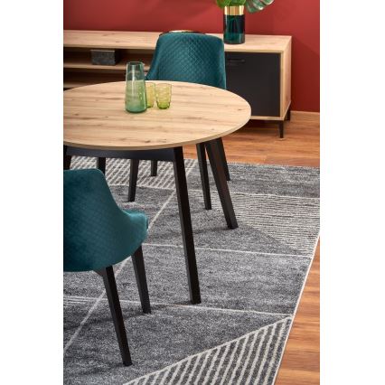 Rozkládací jídelní stůl SOLINA 102/142x102 cm dub artisan