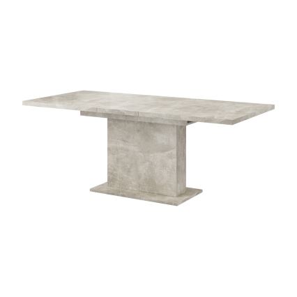 Rozkládací jídelní stůl STRAP 160/200x90 cm šedá beton