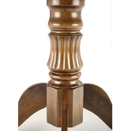 Rozkládací jídelní stůl WILLIAM 90/124x90 cm ořech