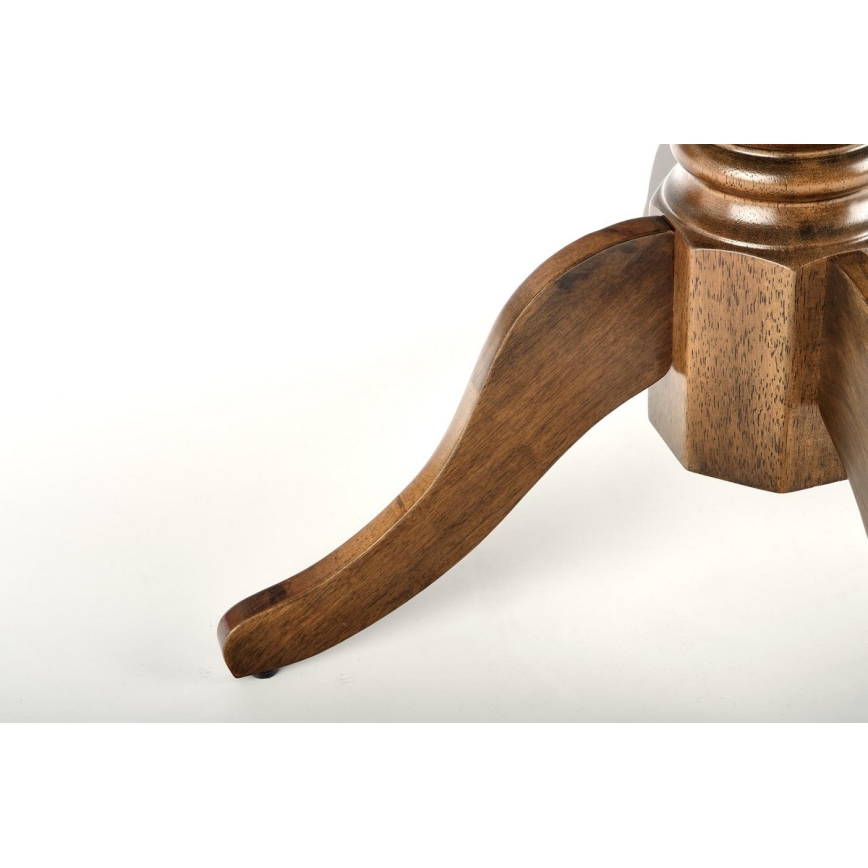 Rozkládací jídelní stůl WILLIAM 90/124x90 cm ořech