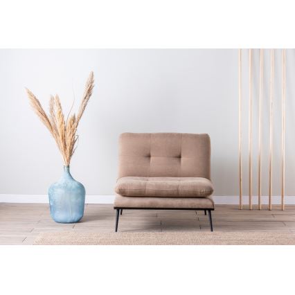 Rozkládací křeslo SPEAKY hnědá