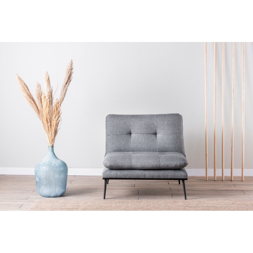 Rozkládací křeslo SPEAKY šedá