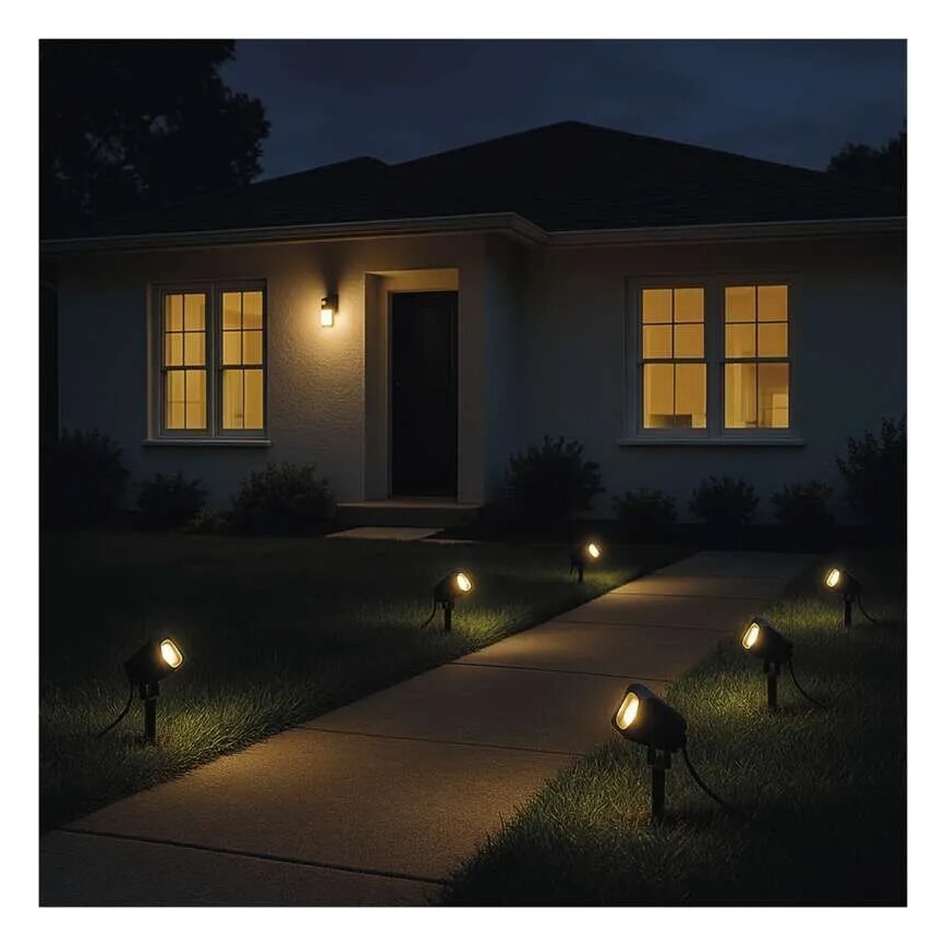 LED RGBIC Stmívatelná venkovní lampa GoSmart - rozšíření LED/1,5W/230V 3000-6500K IP65 Wi-Fi Tuya