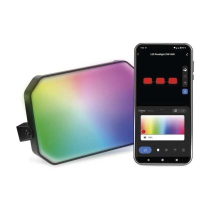 LED RGBIC Stmívatelný venkovní reflektor GoSmart - rozšíření LED/4W/230V 3000-6500K IP65 Wi-Fi Tuya