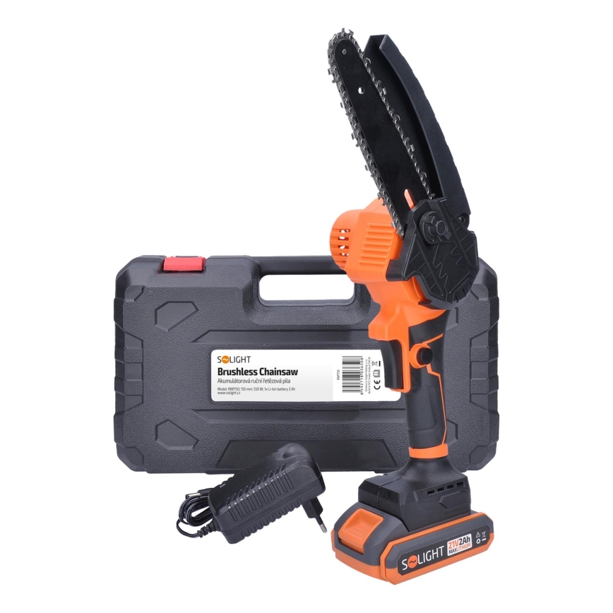 Ruční akumulátorová řetězová pila 21V