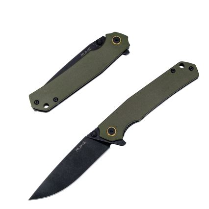 Ruike RUP801G - Zavírací kapesní nůž 20 cm zelená
