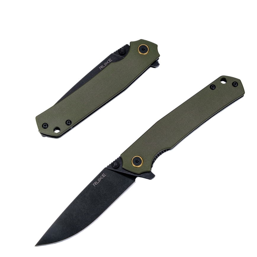 Ruike RUP801G - Zavírací kapesní nůž 20 cm zelená