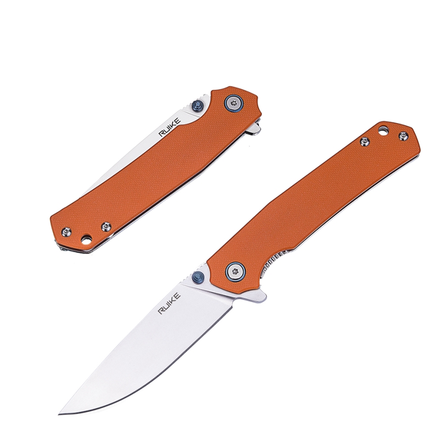 Ruike RUP801J - Zavírací kapesní nůž 20 cm oranžová