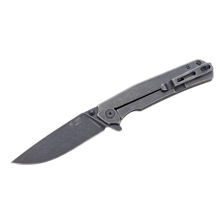 Ruike RUP801SB - Zavírací kapesní nůž 20 cm šedá