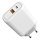 Rychlonabíjecí adaptér Power Delivery 30W USB-C + USB-A bílá