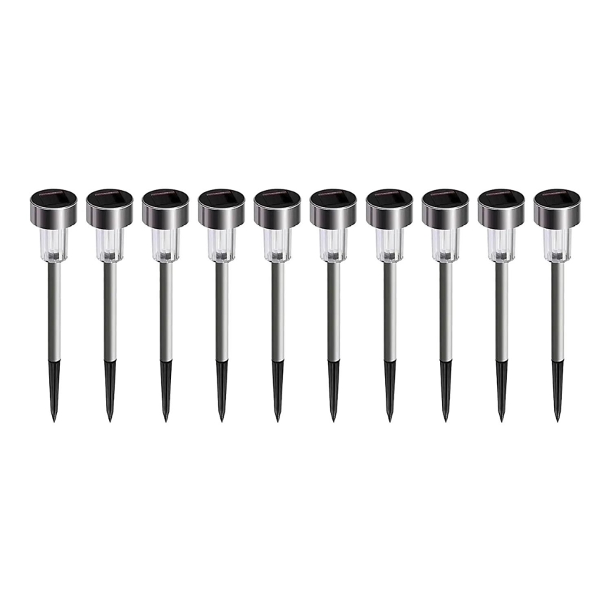 SADA 10x LED Solární lampa LED/0,06W/1,2V 6000K IP44 40 mAh