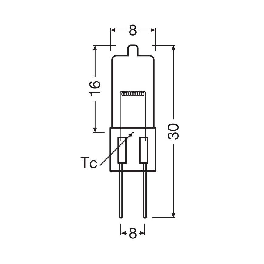 SADA 10x Žárovka do trouby HALOSTAR G4/10W/12V 2700K - Osram