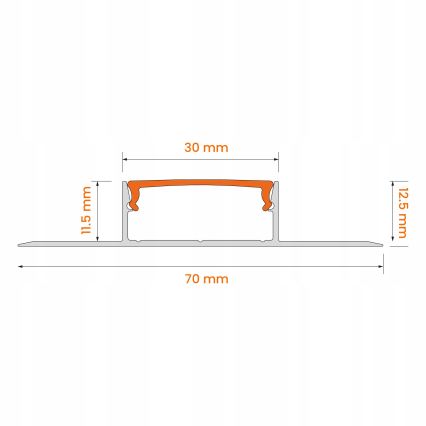 SADA 1x LED RGBW Stmívatelný pásek DIGITAL LED/9,6W/230V 3 m + 3x vestavný profil 1 m stříbrná/bílá + dálkové ovládání