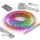 SADA 1x LED RGBW Stmívatelný pásek DIGITAL LED/9,6W/230V 3 m + 3x vestavný profil 1 m stříbrná/bílá + dálkové ovládání