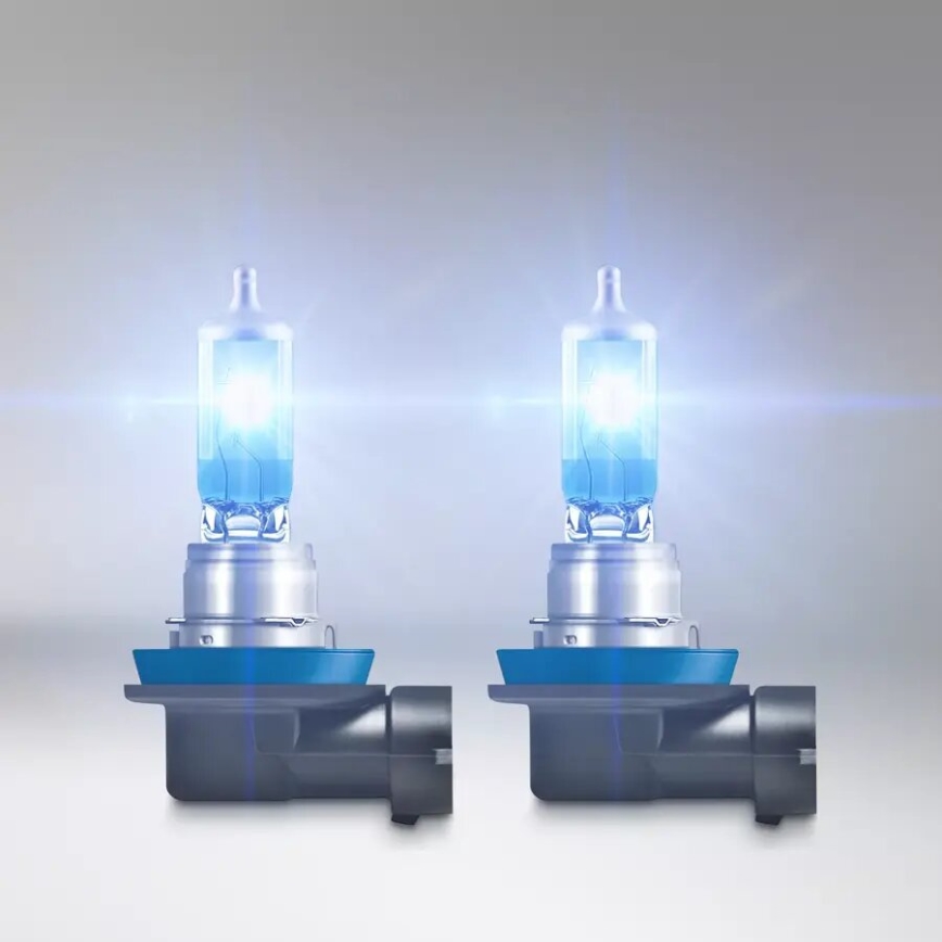 SADA 2x Autožárovka COOL BLUE H11 PGJ19-2/55W/12V 5000K - Osram