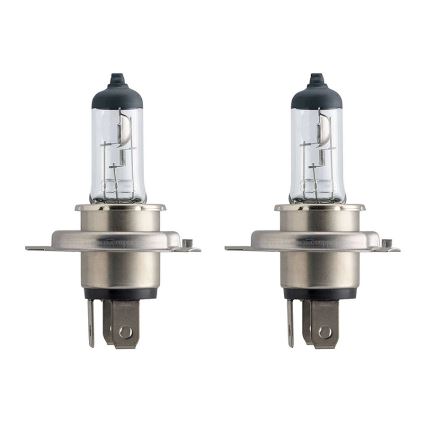 SADA 2x Autožárovka Philips VISION 12342PRC2 H4 P43t-38/60W/55W/12V 3200K