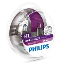 SADA 2x Autožárovka Philips VISION PLUS 12258VPS2 H1 P14,5s/55W/12V