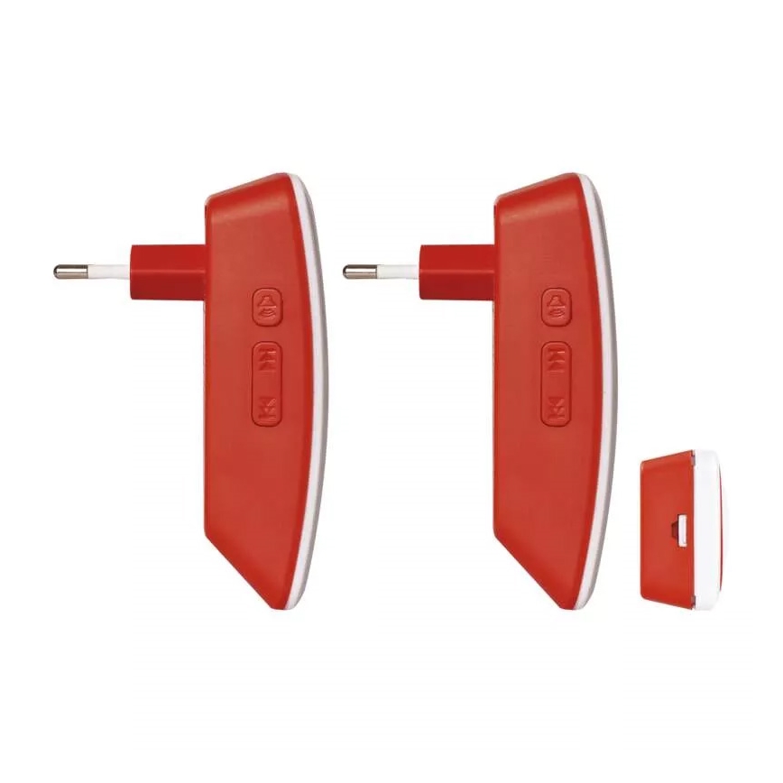 SADA 2x Bezdrátový zvonek do zásuvky 230V IP44