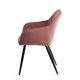SADA 2x Jídelní židle RICO růžová