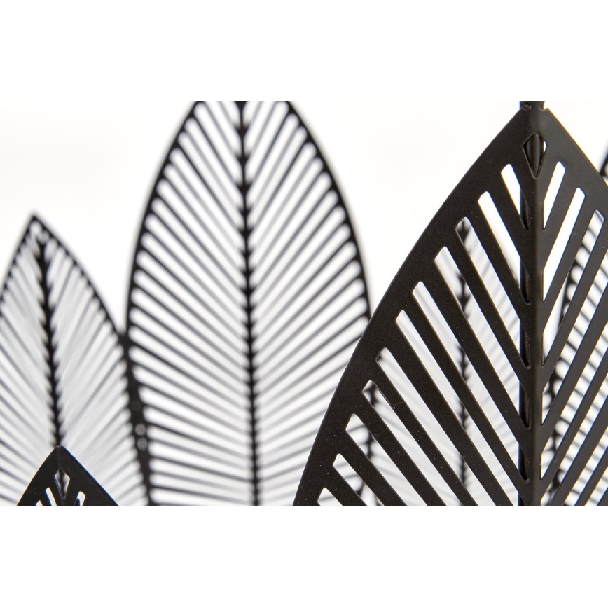 SADA 2x Konferenční stolek FOLLA pr. 33/40 cm černá/dřevo