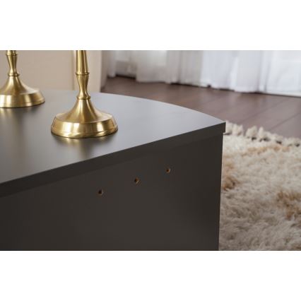 SADA 2x Konferenční stolek ORION 90x60/85x30 cm antracit