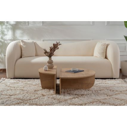SADA 2x Konferenční stolek ORION 90x60/85x30 cm dub