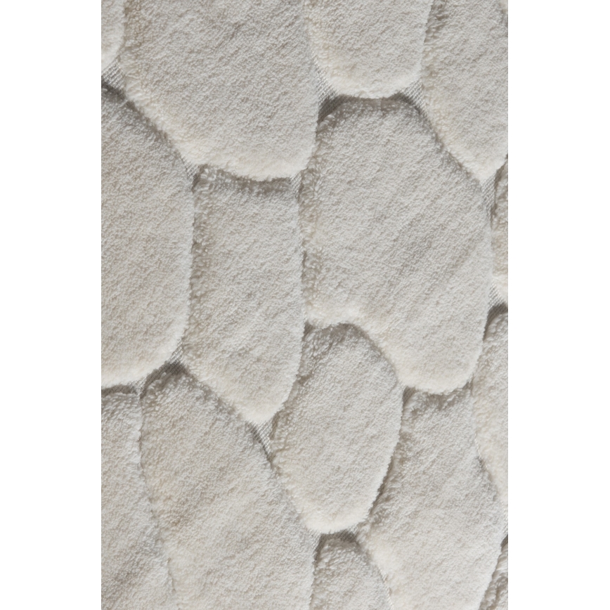 SADA 2x Koupelnová předložka LINO 60/100 cm krémová