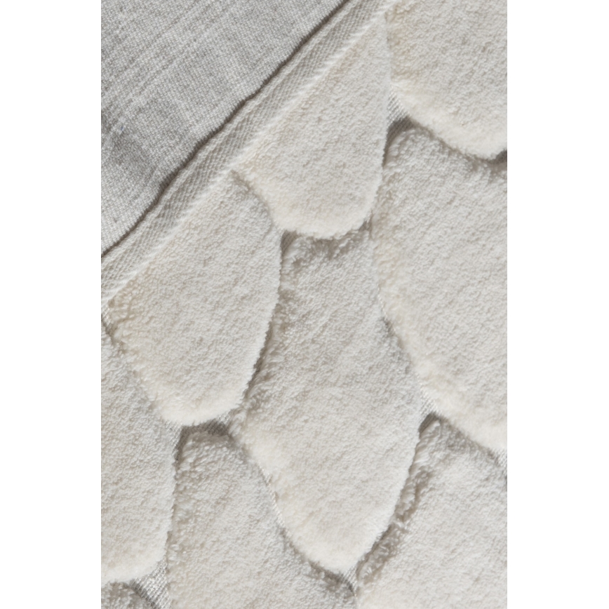 SADA 2x Koupelnová předložka LINO 60/100 cm krémová