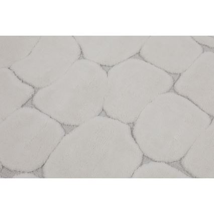 SADA 2x Koupelnová předložka LINO 60/100 cm krémová