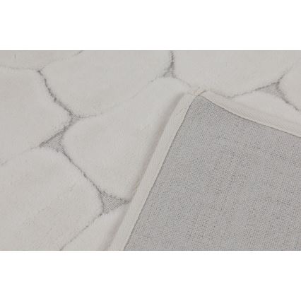 SADA 2x Koupelnová předložka LINO 60/100 cm krémová