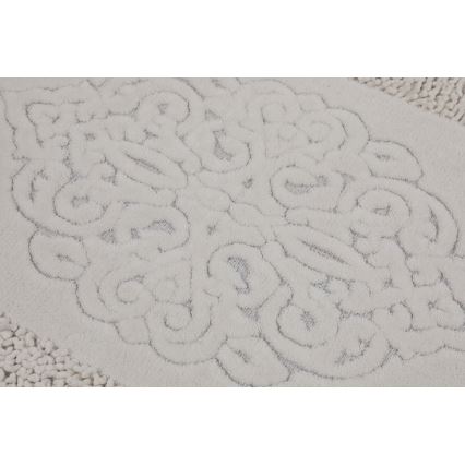 SADA 2x Koupelnová předložka PIANTE 60/100 cm bílá