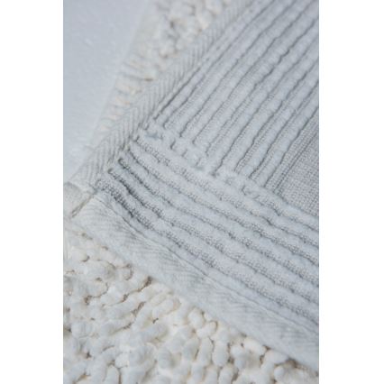 SADA 2x Koupelnová předložka STONE 60/100 cm bílá